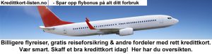 Beste kredittkort med flybonus