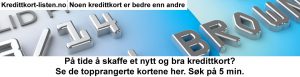 beste generelle kredittkort